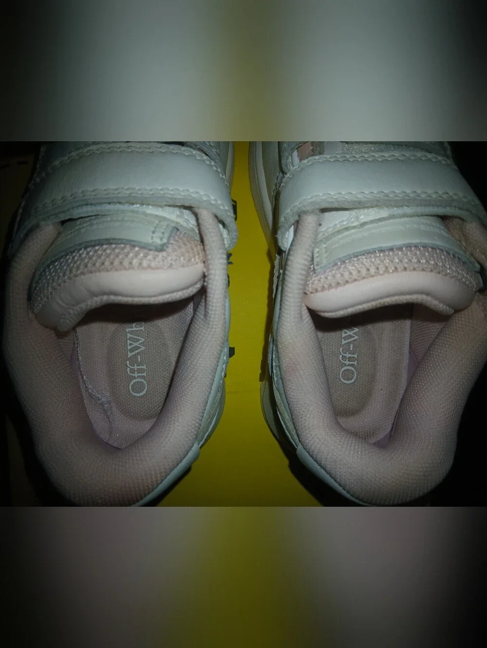 Used Off White Out Of Office Sneakers, Box And Dust Bag. Toddler Size 9